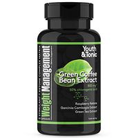 Green Coffee Bean Extract 800 mg Enhanced w/Raspberry Ketone Garcinia Cambogia Green Tea