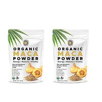 Earth Circle Organics - Organic Peruvian Mighty Maca Root Powder | Natural Superfood | Ideal for Men & Women | Helps with Energy, Hormone, Weight & Women's Fertility USDA Organic, Kosher, Raw & Vegan