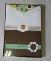 Folded Thank You Card - Set of 10 with Envelope