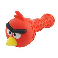 TREESY Unbreakable Honeycomb Silicone Straw with Clean lid and Decorative Bowl red Pipe