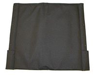 New Solutions UB3779 1 x 12 x 19 in. Nylon 20 in. Back for Wheelchair44; Black