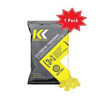 Pre Workout Kramp Krusher, Energy Gummies, Training and Endurance Enhancer, with Electrolytes, Calcium Lactate for Optimal Performance While Training (Lemon,1Pack)