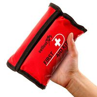 VelloStar Travel Size First AID KIT- All-Purpose Medical Essentials Bag for Emergency Situations at Home, Office, Car, Hiking, Hunting, Camping, Sports & School Trips, Mini Aid Kits for Pets
