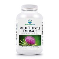 Milk Thistle Extract - 90 Capsules (3 Months Supply) Promotes Healthy Liver Function, Standardized to 80% Silymarin, Antifibrotic