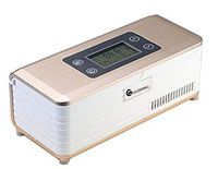 CGOLDENWALL Insulin Cooler Mini Medicine Refrigerator Refrigerated Box Travel Drug Reefer 2-20℃ Refrigeration Space 175X49X26mm Battery Working 16H with Car USB Charging (Gold)