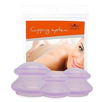 SPEQUIX Silicone Cupping Therapy Set (3 Sizes,3 Pieces) Anti-Slip Silicone Massage Cups Chinese Silicone Cups for Anti Cellulite, Increase Collagen,Weight Loss (Purple)