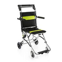 Folding Wheelchair Lightweight Aluminum Portable Driving Medical Supplies Elderly Disabled Travel Aircraft Wheelchair