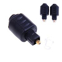 Gimax 2 Pieces Mini Optical Audio Adapter 3.5MM Female Jack To Digital Toslink Male Plug for Amplifier Wholesale