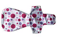 MUMBABY 16 Inch Ultra-deep Sleep Guard Wide Charcoal Bamboo Mama Cloth/Menstrual Pads/Reusable Sanitary Pads (41cm Over-Length) (Bubbles)