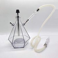 Asoijq Hookah Set Light Weight Hookah with Heat Management System Shisha Hookah
