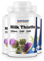 Nutricost Milk Thistle 250mg, 240 Capsules (3 Bottles)