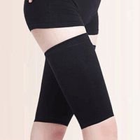 SOURBAN Slimming Thighs Shaper Elastic Stretch Leg Socks Set For Leg Black