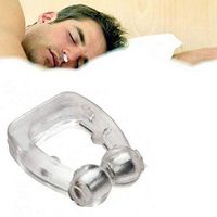Dxpow Silicone Magnetic Anti Snore Nose Clip Unisex Stop Snoring Anti Snoring Sleep Silicone Magnetic Nose