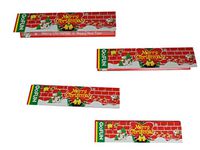 GoFun Red - Merry Christmas Kingsize Rice Rolling Papers (Pack of 4)