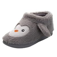 Theoylos Women's Winter Slippers Cute Plus Velvet Snow Boots Ladies Fleece Home Shoes Indoor & Outdoor Cotton Slippers