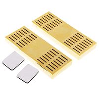 nouler Juler 2Pcs Rectangular Smoking Cigar Humidifier Humidifier Tobacco Cigar Tool Gold