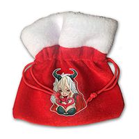 Women Christmas Krampus Lady Sexy Merry Christmas Xmas Gift Candy Bags Jewelry Toys Treat Small Tiny Little 6 Inch Miniature Drawstring Reusable Bundle Reusable Carrying