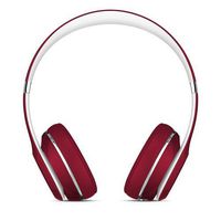 Beats Solo2 On-Ear Headphone Luxe Edition (WIRED, Not Wireless) (Renewed) - Red