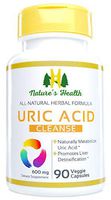 Uric Acid Cleanse, Uric Acid Support Supplement, Turmeric Curcumin, Milk Thistle 80% Silymarin, and Garlic, 100% Satisfaction Guaranteed, 600 Mg, 90 Veggie Capsules, Nature’s Health