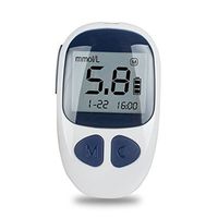 Electronic Glucometer Digital Handheld Blood Glucose Monitor Diabetes Test Meter Monitor Kit with 50 Free Test Strips,Lancets