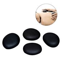 ROSENICE Rock Stone Natural Lava 4 * 3CM Large Massage Stone Pumice for SPA Massaging 4pcs