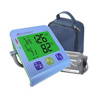 Amplim Fully Automatic Upper Arm Digital Blood Pressure Monitor with Universal Cuff and Premium Storage Pouch, 8.7 Inches -16.5 Inches Arms, Series 10, Blue-Green