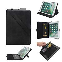Vacio iPad Pro (Old Model,1st & 2nd Gen) 12.9" 2015/2017 Folio Case with ID Card/Cash Slot Lightweight Cover Slim Sleeve Flip Case Case Also Fit iPad Pro12.9 2017/2015 Version,Black