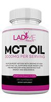 MCT Oil Keto Weight Loss Pills for Women 3000 mg - Metabolism Booster for Women - Rapid Ketosis WeightLoss Supplement - Promotes Ketone Level - Ketosis Supplement- Made in USA- 120 Softgels by LadyMe