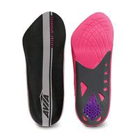 AVIA 3/4 Length Plantar Fasciitis Orthotic All-Day Relief Shoe Insoles (Men’s 8-12, Women’s 6-10) Memory Foam – Designed to Relieve Heel Pain - All Day Comfort and Arch Support, Pink