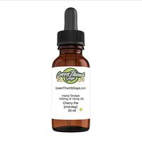 Green Thumb Guys 30 ML Cherry Pie Hemp Oil Tincture - Relieves Stress, Helps Create Healthy Sleep Patterns, and soothes achy Muscles