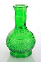 SALE NEW LARGE GREEN DIAMOND VASE Hookah Shisha Narguile for Water Smoking Pipe