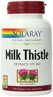 Solaray Milk Thistle Seed Extract 175mg | Antioxidant Intended to Help Support a Normal, Healthy Liver | 120 VegCaps
