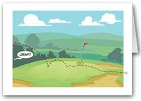 Bad Put Note Card - 10 Boxed Cards & Envelopes