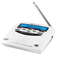 Table Top Weather Radio, White