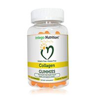 Collagen Gummies Adult Supplement (60 Count Tropical Flavor) - Supports Joint, Skin, Muscle & Digestive Health by Intego Nutrition