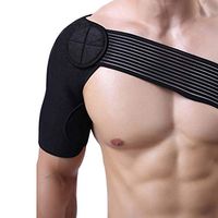 FyuFE Adjustable One-Shoulder Support Belt,Shoulder Strain Protective Equipment Strap Shoulder Strap Motion Protection Shoulder Joint Injury,Leftshoulder