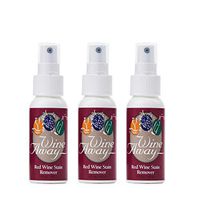 Wine Away Red Wine Stain Remover - Perfect Fabric Upholstery and Carpet Cleaner Spray Solution - Removes Wine Spots - Spray and Wash Laundry to Vanish Stain - Wine Out - Zero Odor - 2 Ounce, Set of 3
