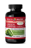 Fat Burner Energy Booster - Green Coffee Bean Extract - Extra Strength with GCA 800 - Green Coffee Absolute Nutrition - 1 Bottle (60 Capsules)