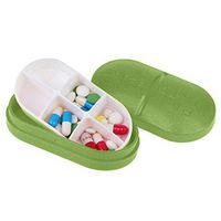 6 Parts Pill Travel Box Tablet Holder Medicine Dispenser Organiser Storage Red