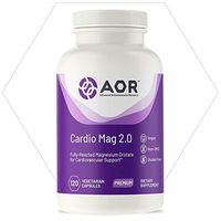 AOR, Cardio Mag 2.0, Supports a Healthy Heart, Muscle Function and Energy, Magnesium Supplement, 30 Servings (120 Capsules)