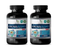Skin Care Supplements for Women - HYDROLYZED Collagen PEPTIDES 3000MG from Type I & III - Collagen peptides Capsules for Women - 2 Bottles 240 Capsules