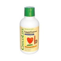 ChildLife, Essentials, Liquid Calcium with Magnesium, Natural Orange Flavor, 16 fl oz