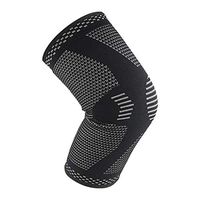 Knee Brace Compression Sleeve Knee Savers Support Brace for Running, Basketball Powerlifting Joint Pain Relief Breathable Kneepad (S, Black)