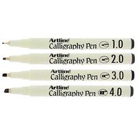 Artline 240 Calligraphy Pen Set 4 Assorted Sizes