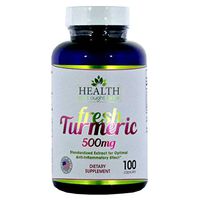 Fresh Turmeric 500 mg - 100 Capsules Standardized Extract for Optimal Anti-Inflammatory Effect