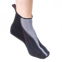 Unisex-Adult Thermoskin(R) Walk-On Black And Gray Slippers - Small