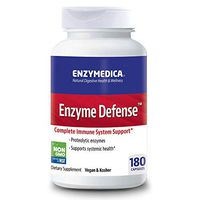Enzymedica, Enzyme Defense, Specialized Enzyme Formula for Immune System Support, Vegan, Kosher, 180 Capsules (180 Servings)