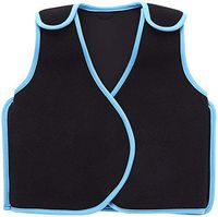PunkinFutz PunkinHug Compression Vest, Medium, Black with Blue Trim