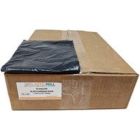 PlasticMill 33 Gallon Garbage Bags: Black, 1.3 MIL, 33x39, 100 Bags.