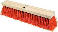 PFERD 89355 Heavy-Duty Street Sweeping Broom with Sanded Hardwood Block, 24" Block Length, 5" Trim Length